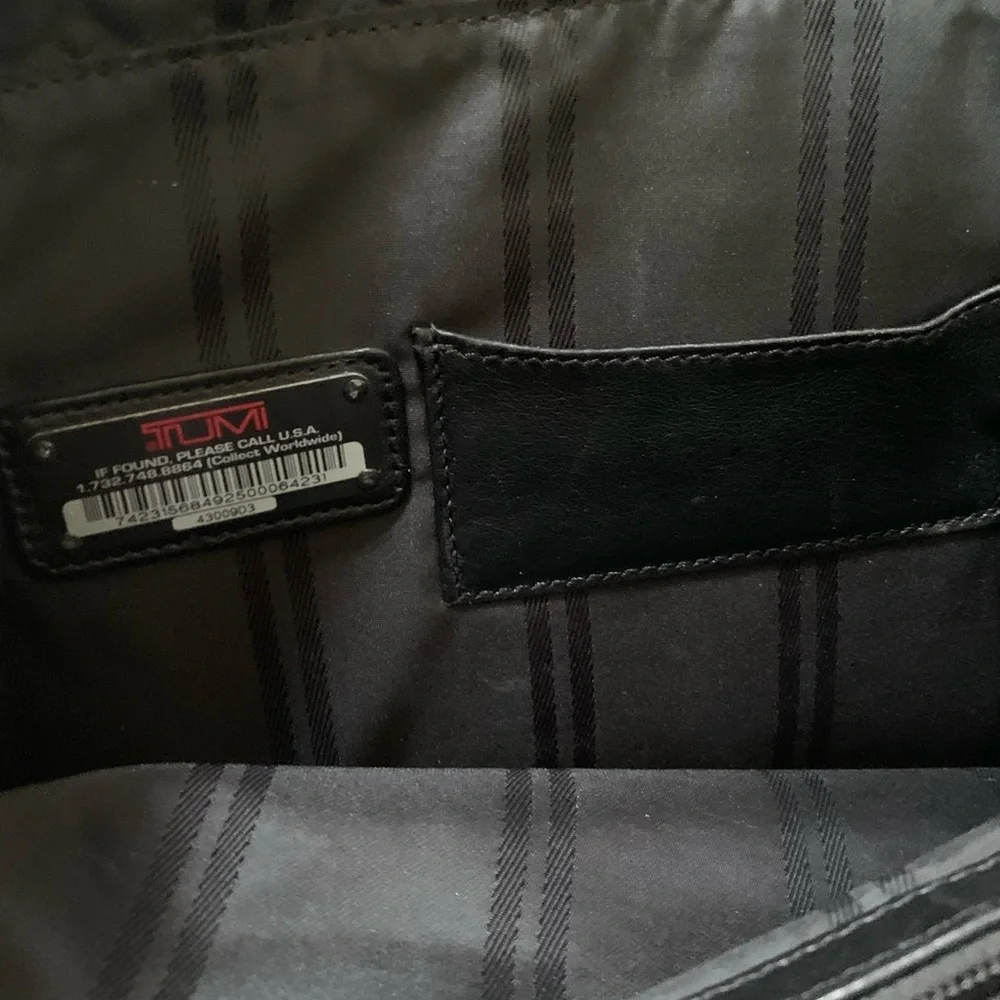 Tumi Black Messenger Bag/Case